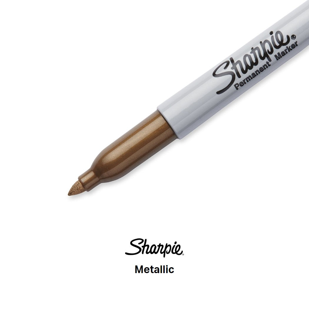 CANETA SHARPIE FINE METALLIC GOLD C/ 02 UNIDADES