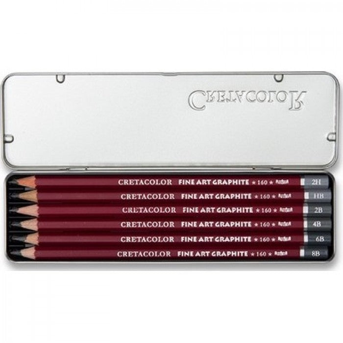 ESTOJO LAPIS GRADUADO CRETACOLOR CLEOS C/ 06 160 25