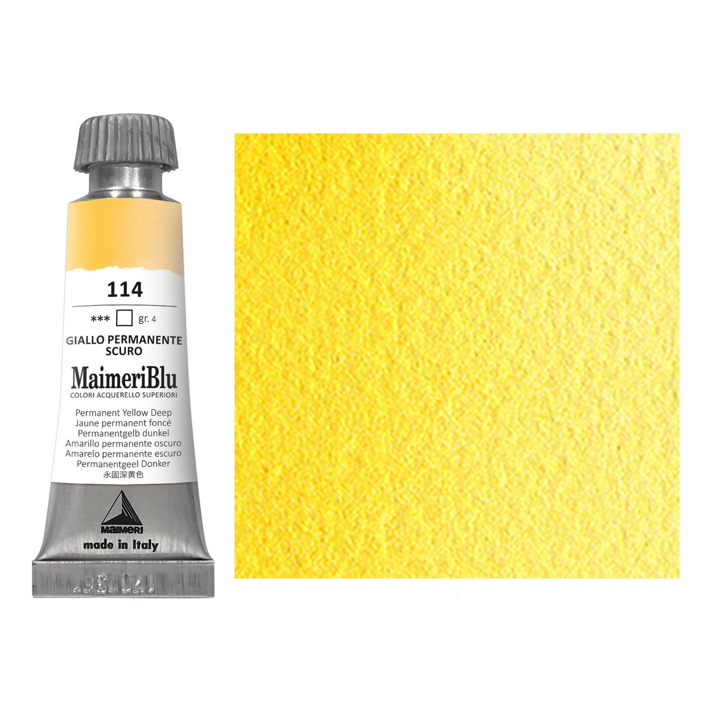 AQUARELA MAIMERIBLU ARTISTS 114 PERM YELLOW DEEP 12ML S4