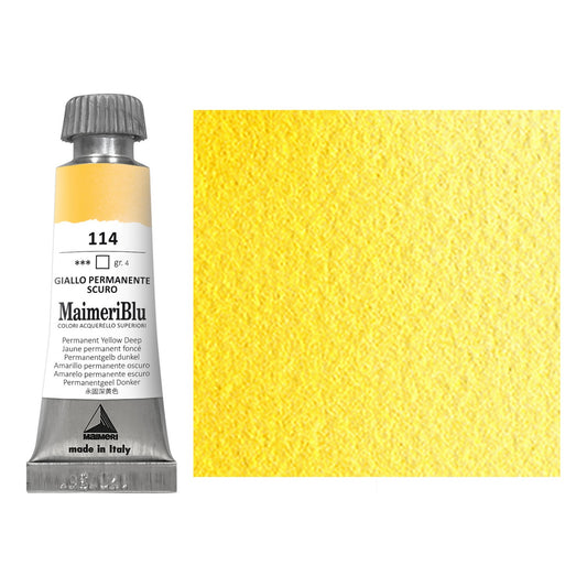 AQUARELA MAIMERIBLU ARTISTS 114 PERM YELLOW DEEP 12ML S4