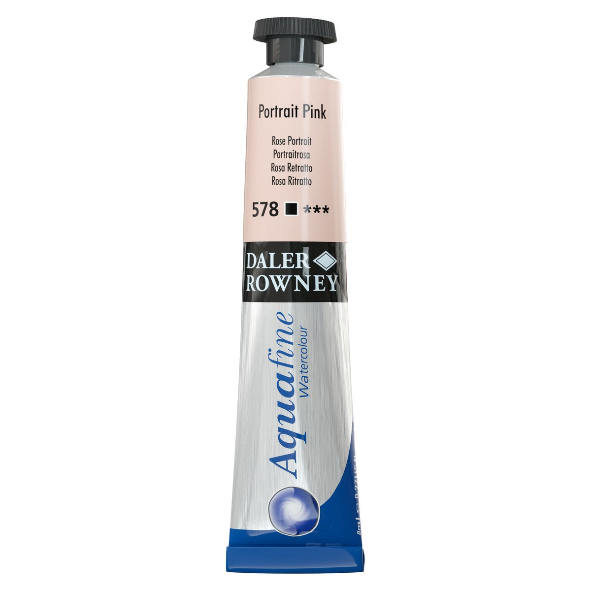AQUARELA DALER ROWNEY AQUAFINE 8ML 578 ROSA RETRATO