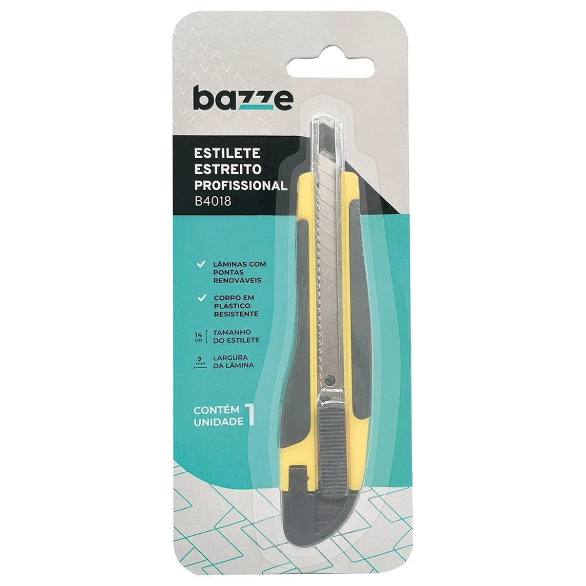 ESTILETE ESTREITO BAZZE METAL B4018