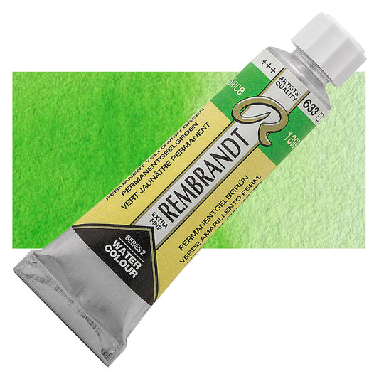 AQUARELA TALENS REMBRANDT 10ML 633 PERMANENT YELLOWISH GREEN