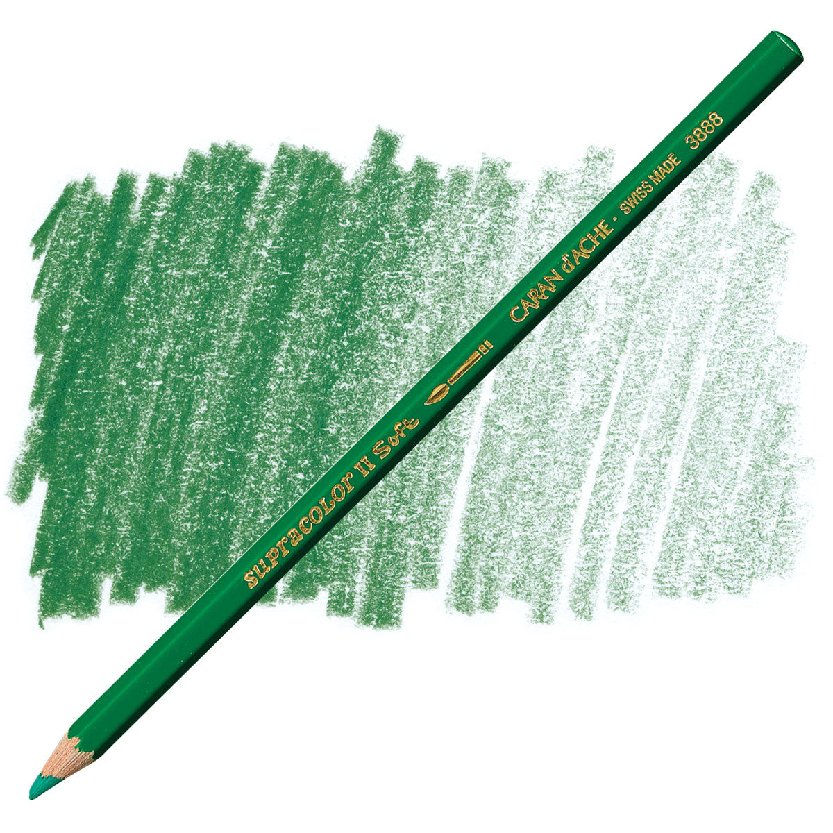 LAPIS AQUARELAVEL CARAN D´ACHE SUPRACOLOR 210 EMERALD GREEN 3888210
