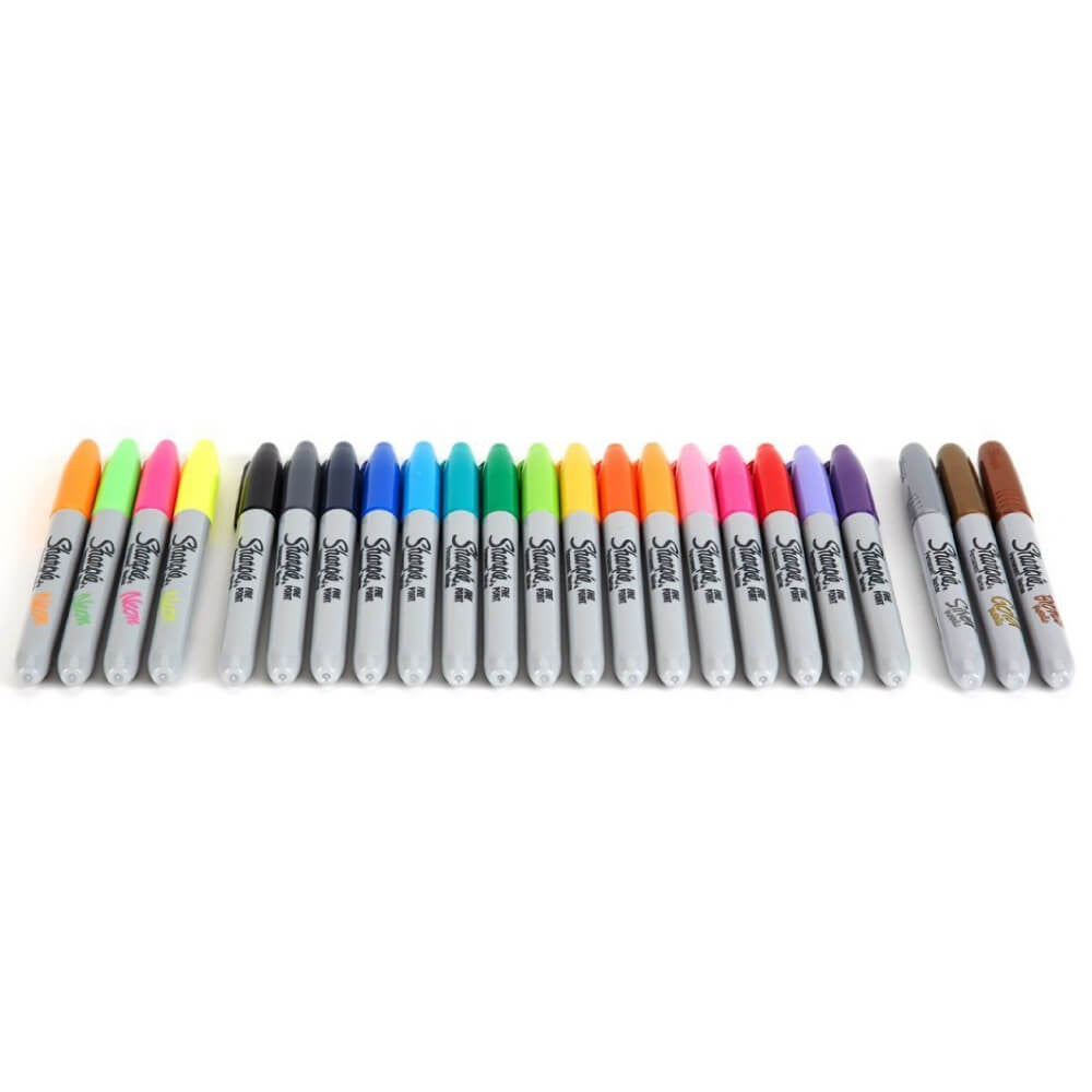 CANETA SHARPIE FINE 23 CORES (16 FINE-03 METAL-04 NEON) ED L
