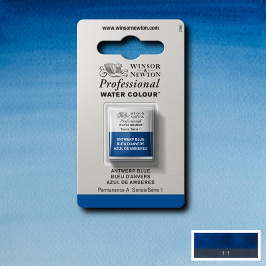 AQUARELA WINSOR NEWTON ARTISTS H PAN 010 ANTWERP BLUE S1