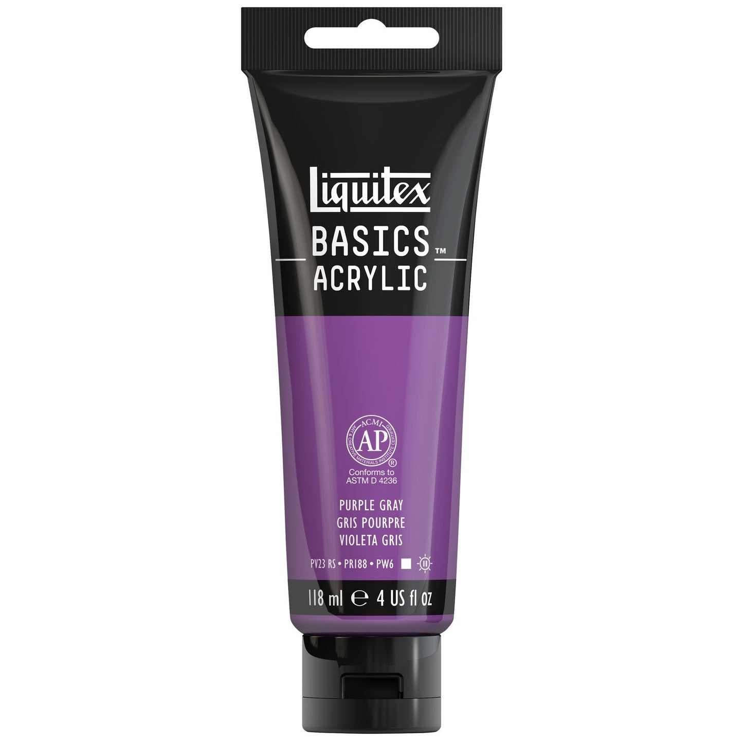 ACRILICA LIQUITEX BASICS 118ML PURPLE GREY 1046263