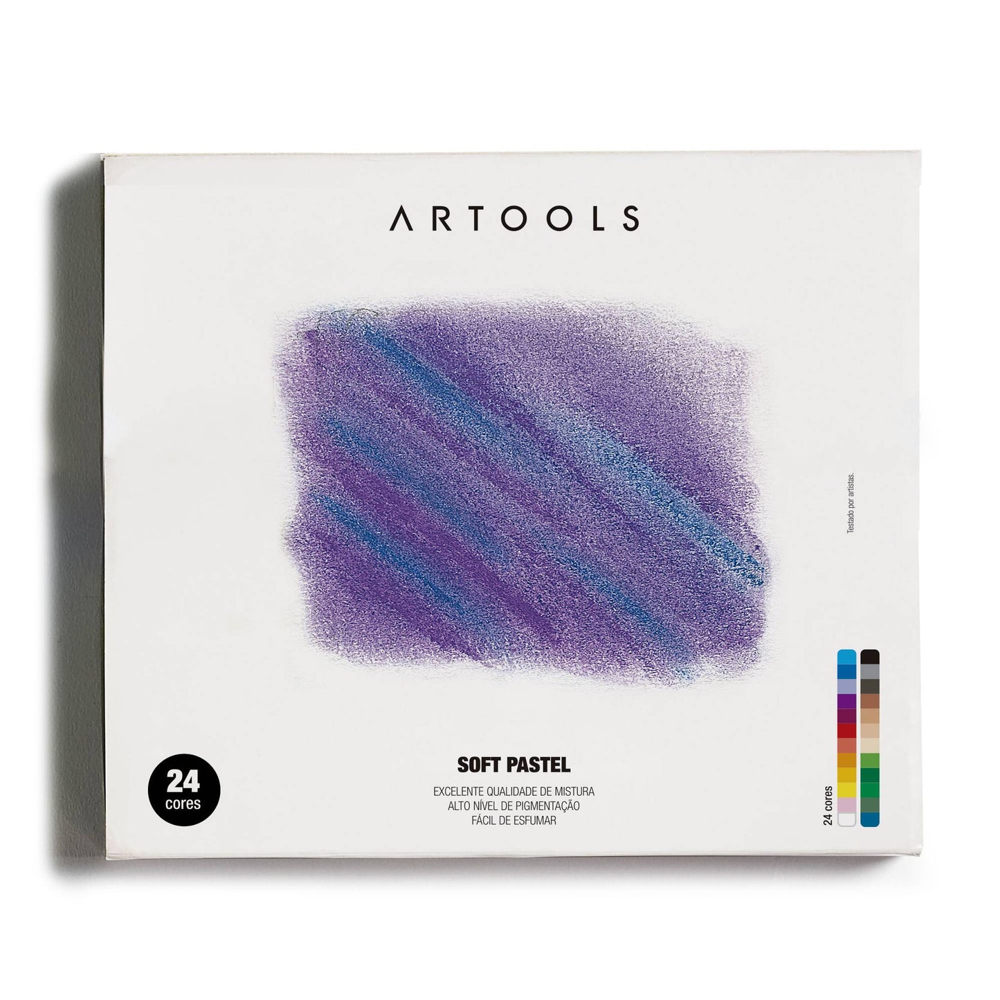 PASTEL SECO CARRE ARTOOLS 24 CORES BASICAS SOFT