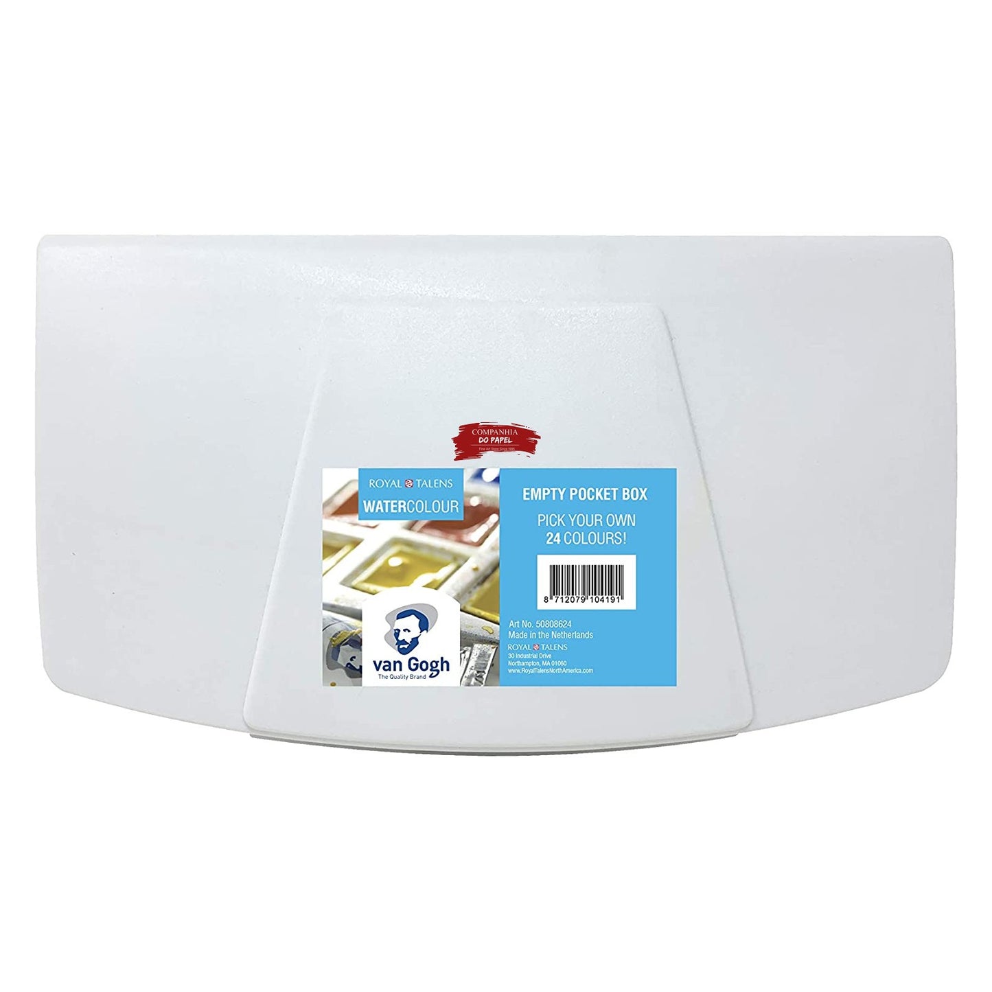 ESTOJO AQUARELA TALENS VAN GOGH VAZIO 24 HALF PAN
