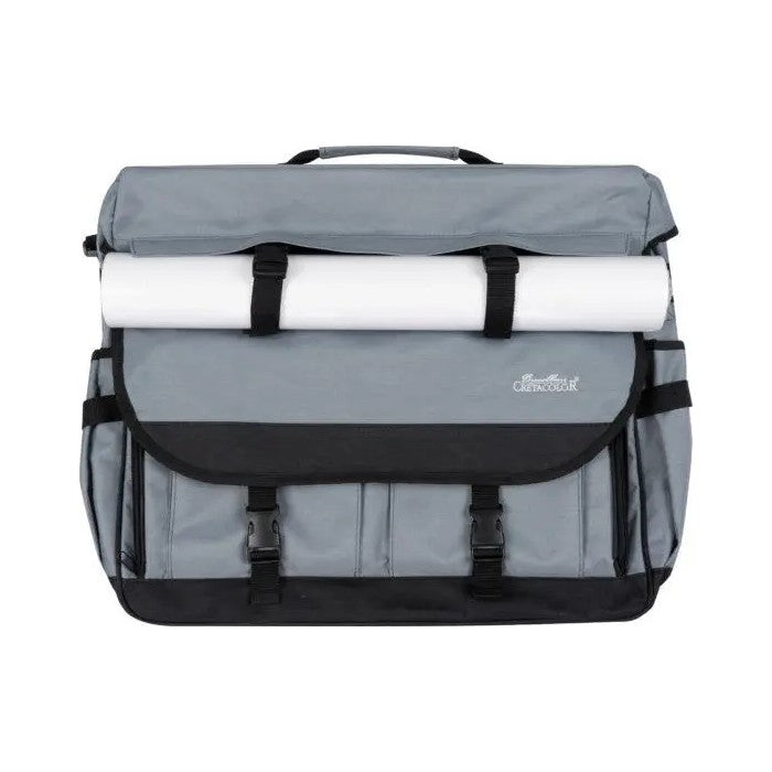 BOLSA CRETACOLOR C/ ALCA, ZIPER E DIVISORIAS 47x42x08cm 430 41