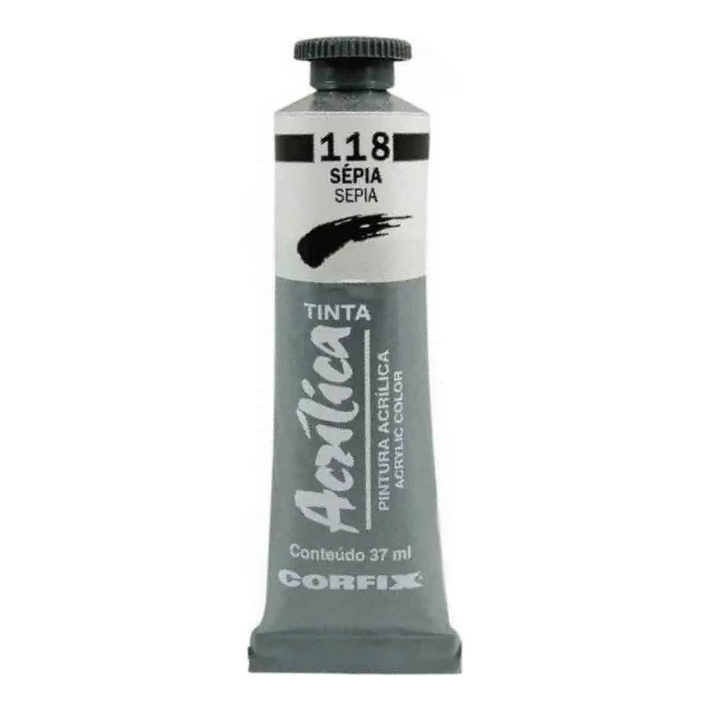 ACRILICA CORFIX 37ML 118 SEPIA