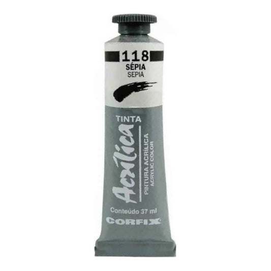 ACRILICA CORFIX 37ML 118 SEPIA