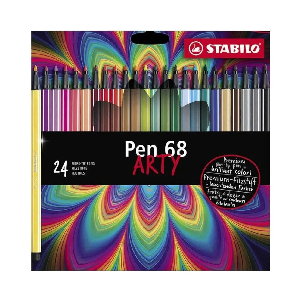 CANETA STABILO PEN 68 ARTY 24 CORES
