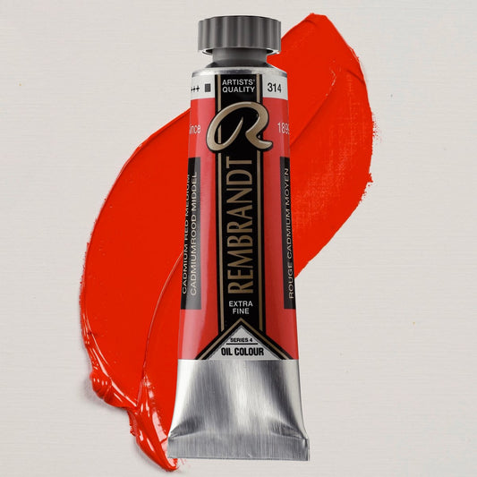OLEO TALENS REMBRANDT 015ml 314 CADMIUM RED MEDIUM S4