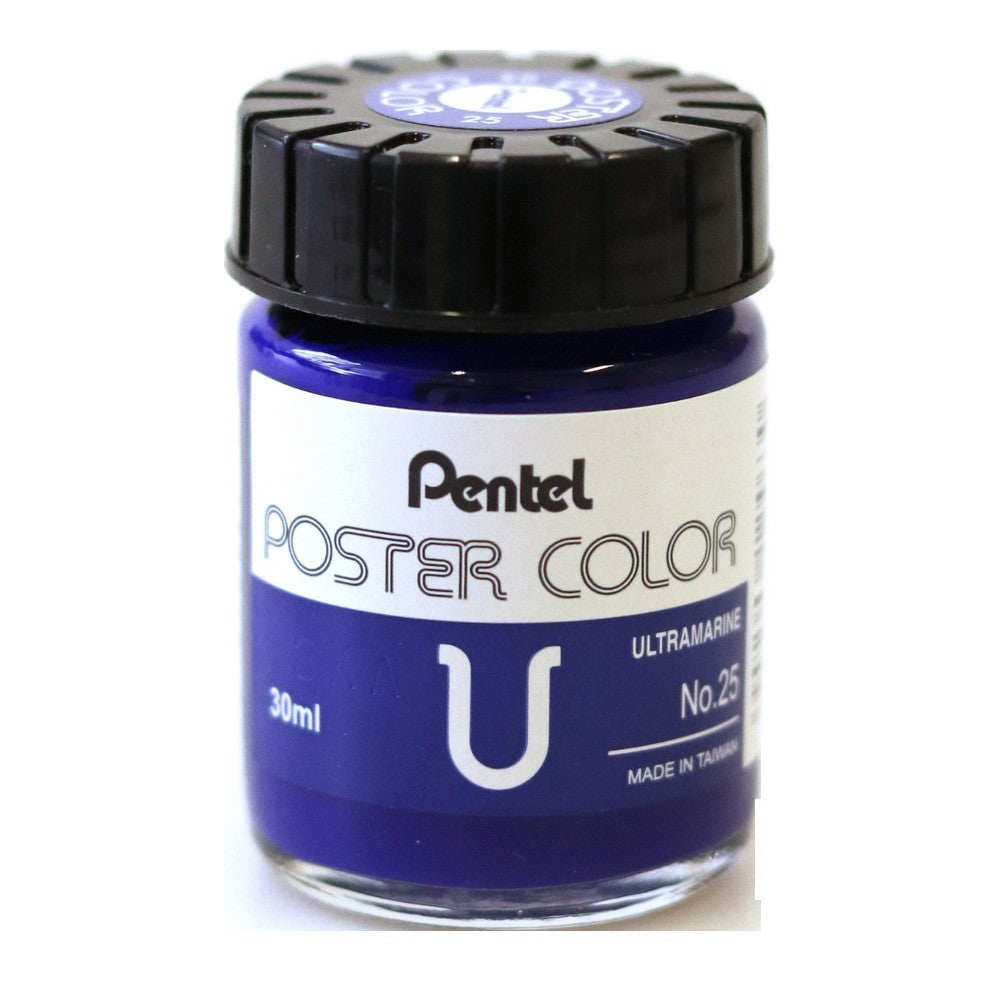 GOUACHE PENTEL POSTER COLOR 30ML AZUL ULTRAMARINO