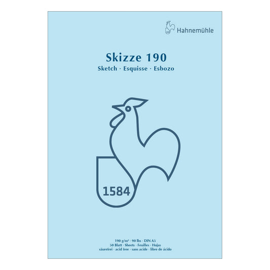 BLOCO HAHNEMUHLE SKIZZE SKETCH PAD A5 190g/m2 50 FOLHAS