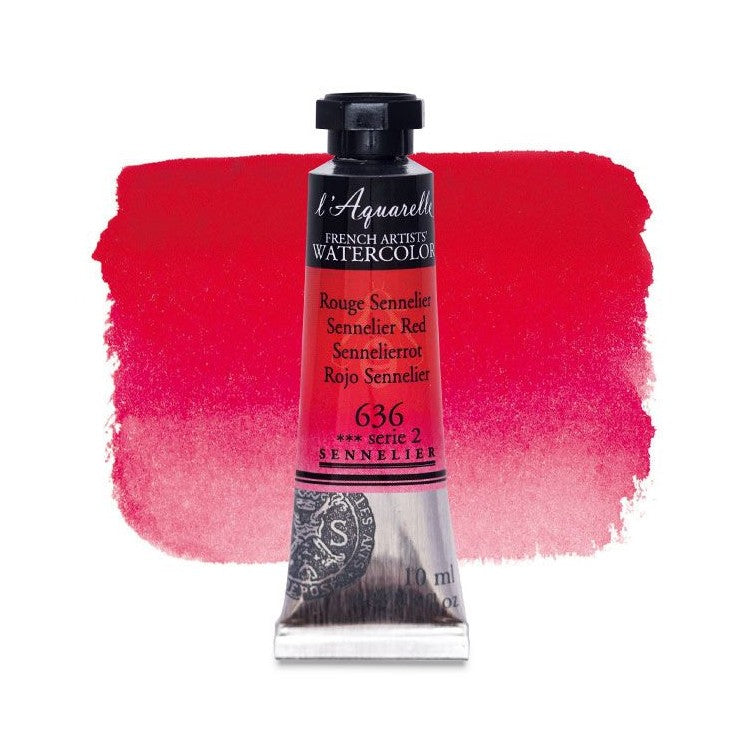 AQUARELA SENNELIER L'AQUARELLE 636 SENNELIER RED 10ML S2