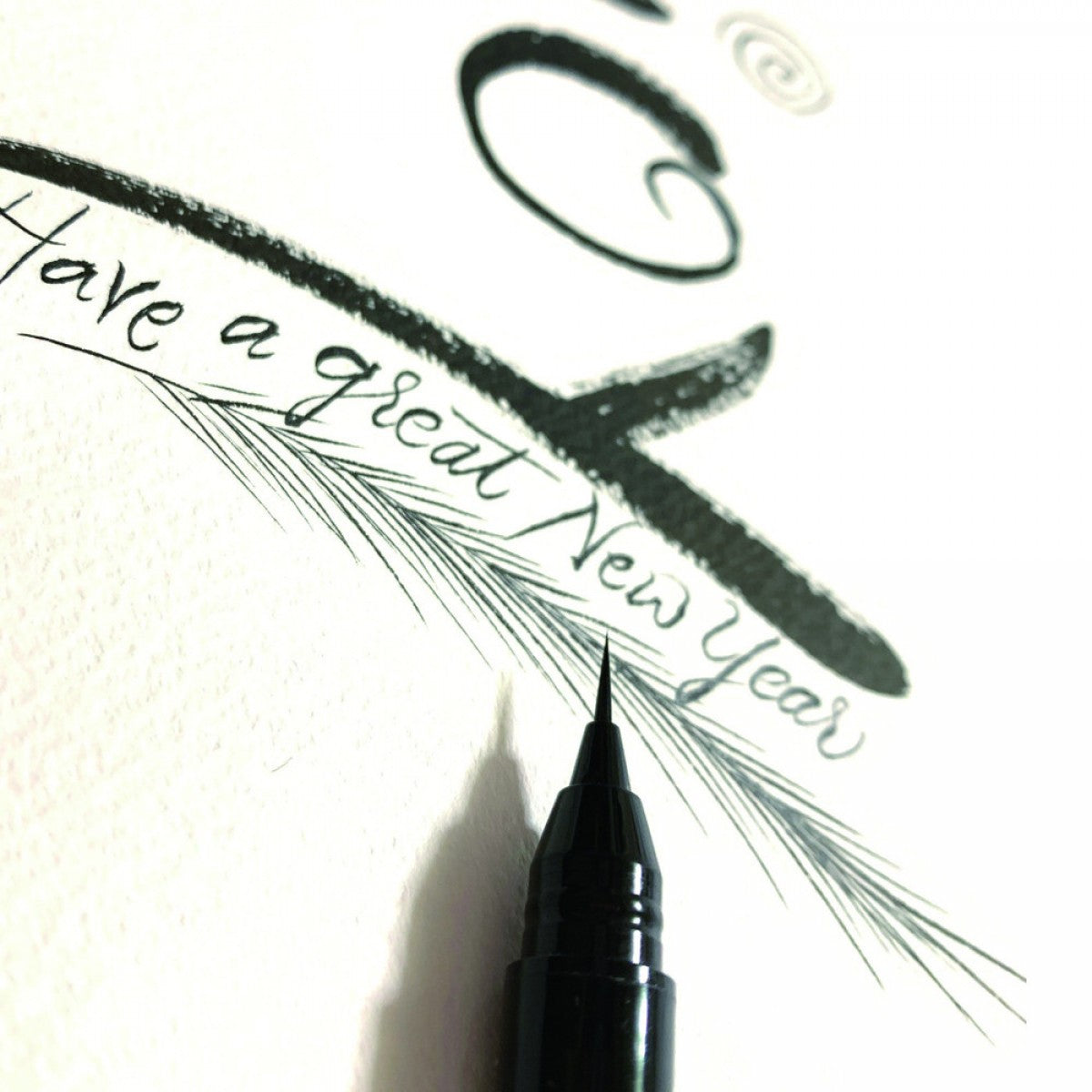 CANETA KURETAKE BRUSH PEN ULTRA FINA AL LINER ED100