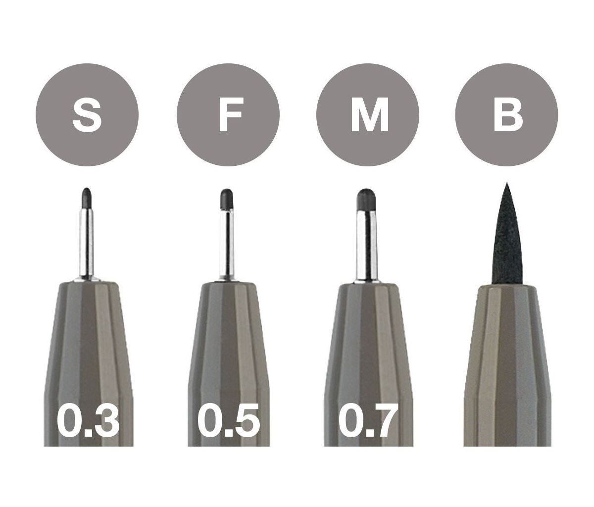 CANETA FABER CASTELL PITT 04 WARM GREY IV (S-F-M-B) CINZA