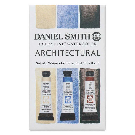 ESTOJO AQUARELA DANIEL SMITH 5ml 03 TUBOS 5ml - ARCHITECTURAL