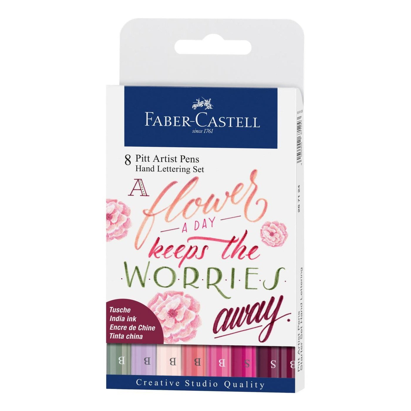 CANETA FABER CASTELL PITT 08 HAND LETTERING SET 267124