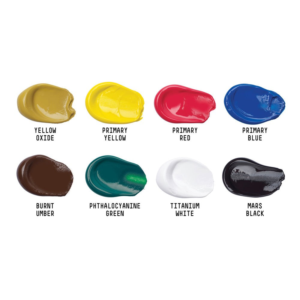 ACRILICA LIQUITEX BASICS ESTOJO 08 CORES 075ML 3699396