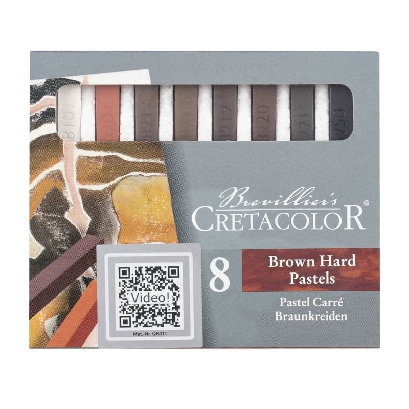 PASTEL SECO CARRE CRETACOLOR 08 TONS TERRA