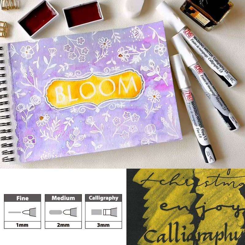 MASCARA AQUARELA CANETA KURETAKE 1.0MM FINE PMW-10