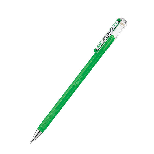 CANETA GEL ROLLER PENTEL MATTEHOP 1,0MM VERDE
