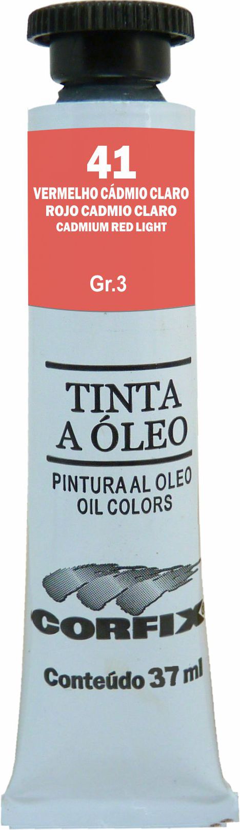 OLEO CORFIX 37ML 41 VERMELHO CADMIO CLAR