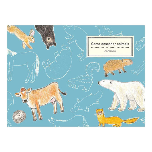 LIVRO "COMO DESENHAR ANIMAIS" Ai Akikusa