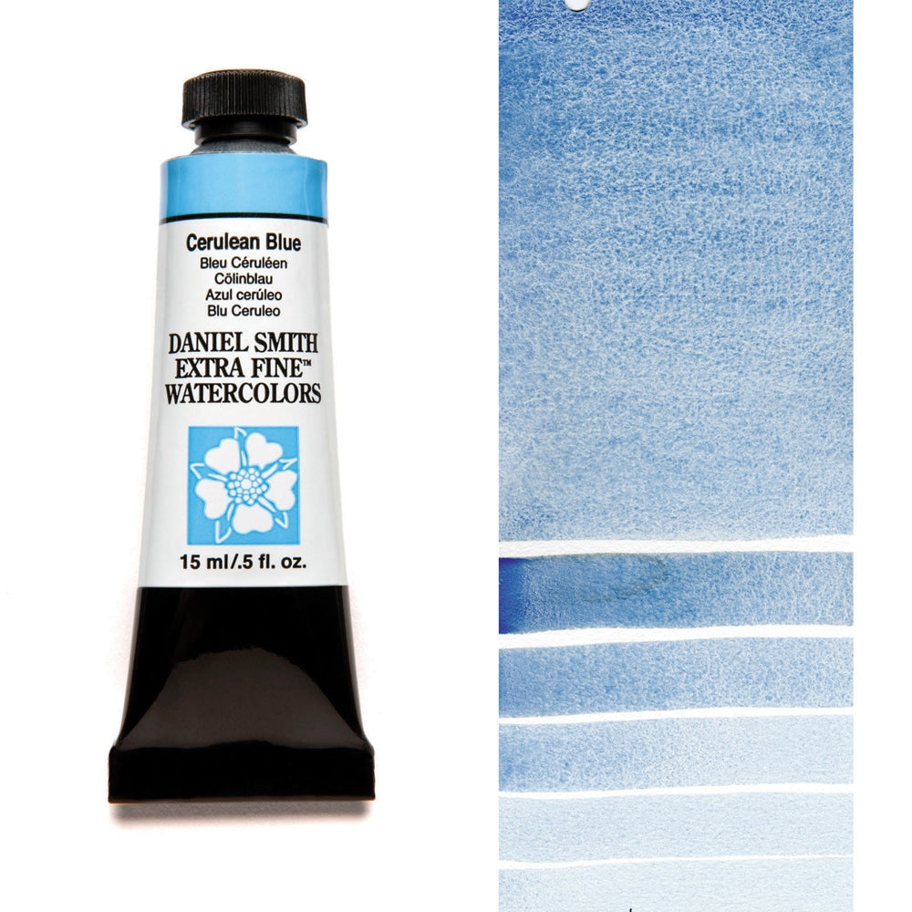 AQUARELA DANIEL SMITH 15ml EXTRA FINE Cerulean Blue 206