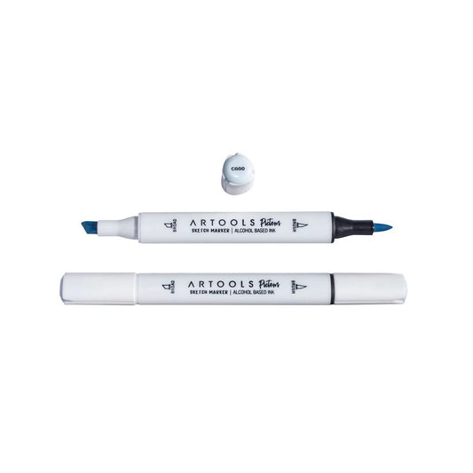 MARCADOR ARTOOLS PICTOM PONTA DUPLA COOL GRAY 0 (CG00)