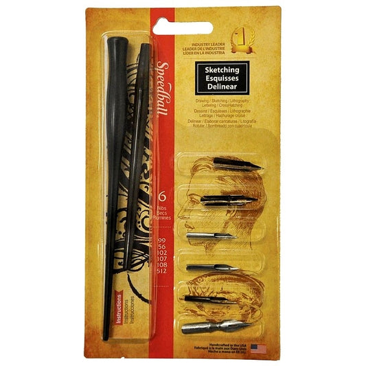 CANETA CALLIGRAPHY SPEEDBALL 2964 SKETCHING PROJECT