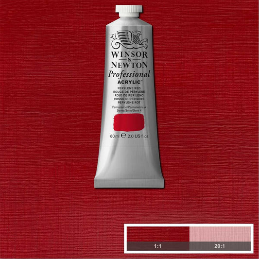 ACRILICA WINSOR NEWTON PROFISSIONAL 60ML 464 PERYLENE RED S4
