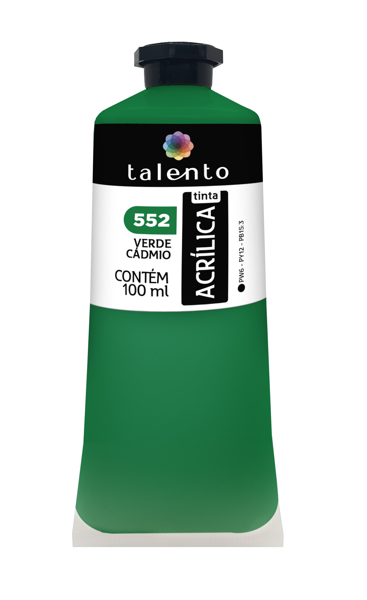ACRILICA TALENTO 100ML 552 VERDE CADMIO
