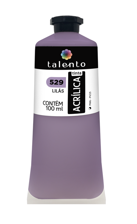 ACRILICA TALENTO 100ML 529 LILAS