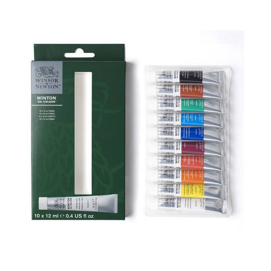 ESTOJO OLEO WINSOR NEWTON WINTON C/10 CORES 12ML 1490694