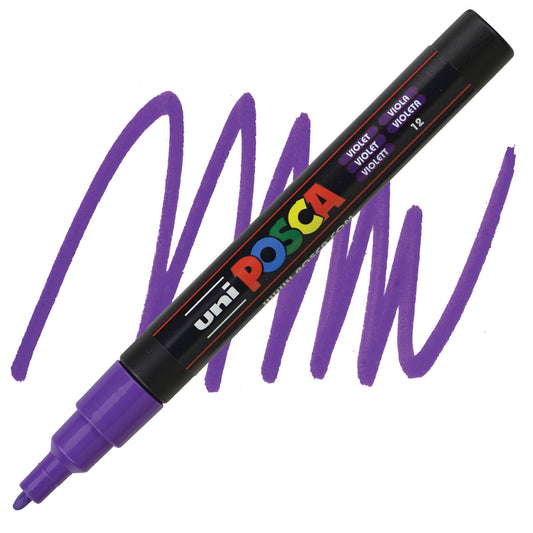 CANETA POSCA PC-3M 12 VIOLETA