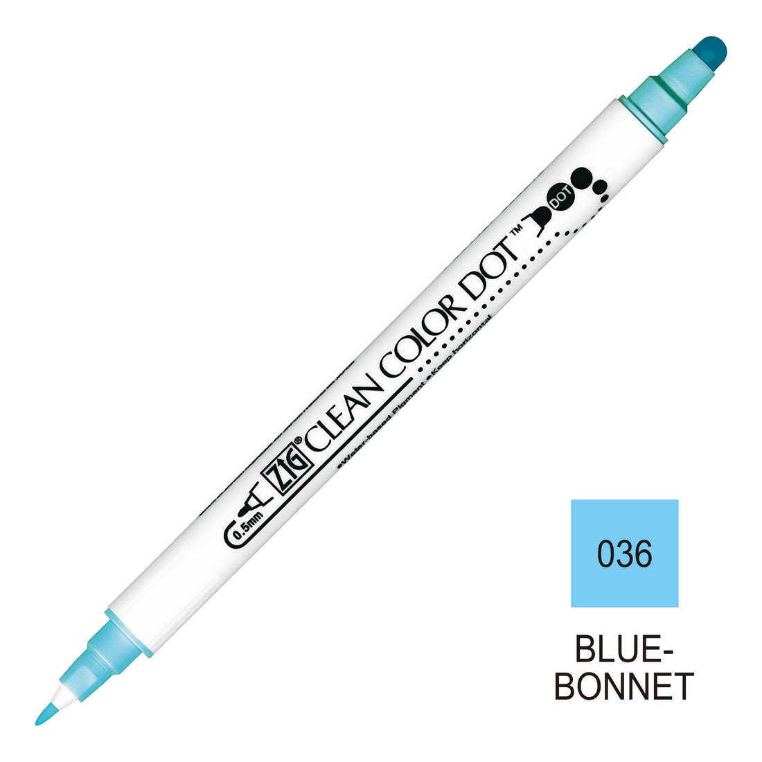 CANETA ZIG CLEAN DOT COLOR DUPLA 036 BLUEBONNET TC6100036