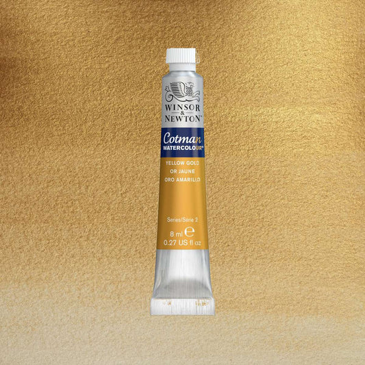 AQUARELA WINSOR NEWTON COTMAN 525 YELLOW GOLD 8840525