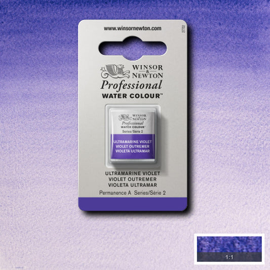 AQUARELA WINSOR NEWTON ARTISTS H PAN 672 ULTRAMARINE VIOLET S2