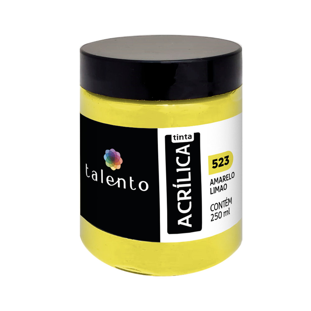 ACRILICA TALENTO 250ML 523 AMARELO LIMAO