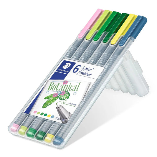 CANETA STAEDTLER TRIPLUS FINELINER 06 CORES BOTANICAL