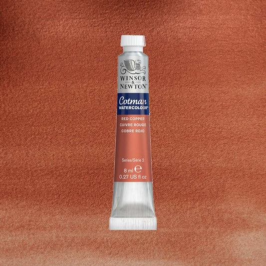AQUARELA WINSOR NEWTON COTMAN 527 RED COPPER 8840527