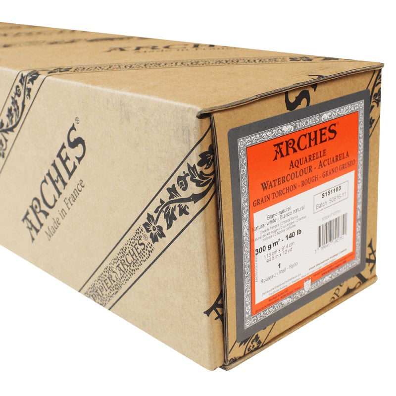 PAPEL ARCHES 300G/M2 TORCHON ROLO 1,13X9,14M 100% COTTON