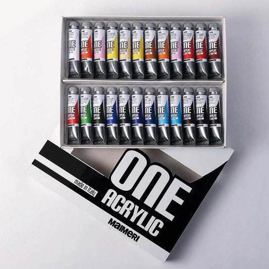 ESTOJO ACRILICA MAIMERI ONE 24 TUBOS 20ML