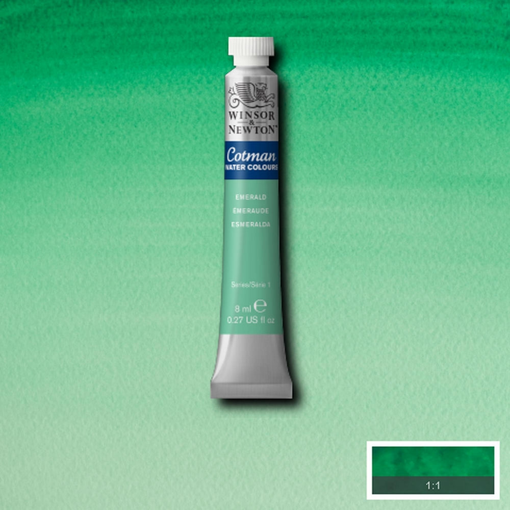 AQUARELA WINSOR NEWTON COTMAN 235 EMERALD 08ml