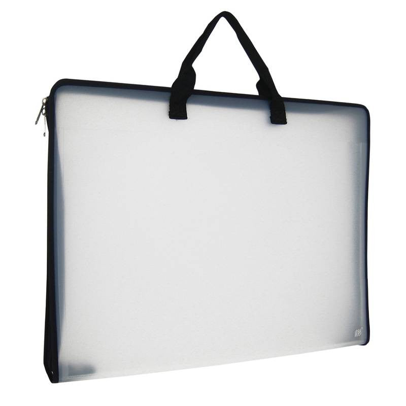 PASTA PLASTICA C/ ZIPER A3 C/ ALCA