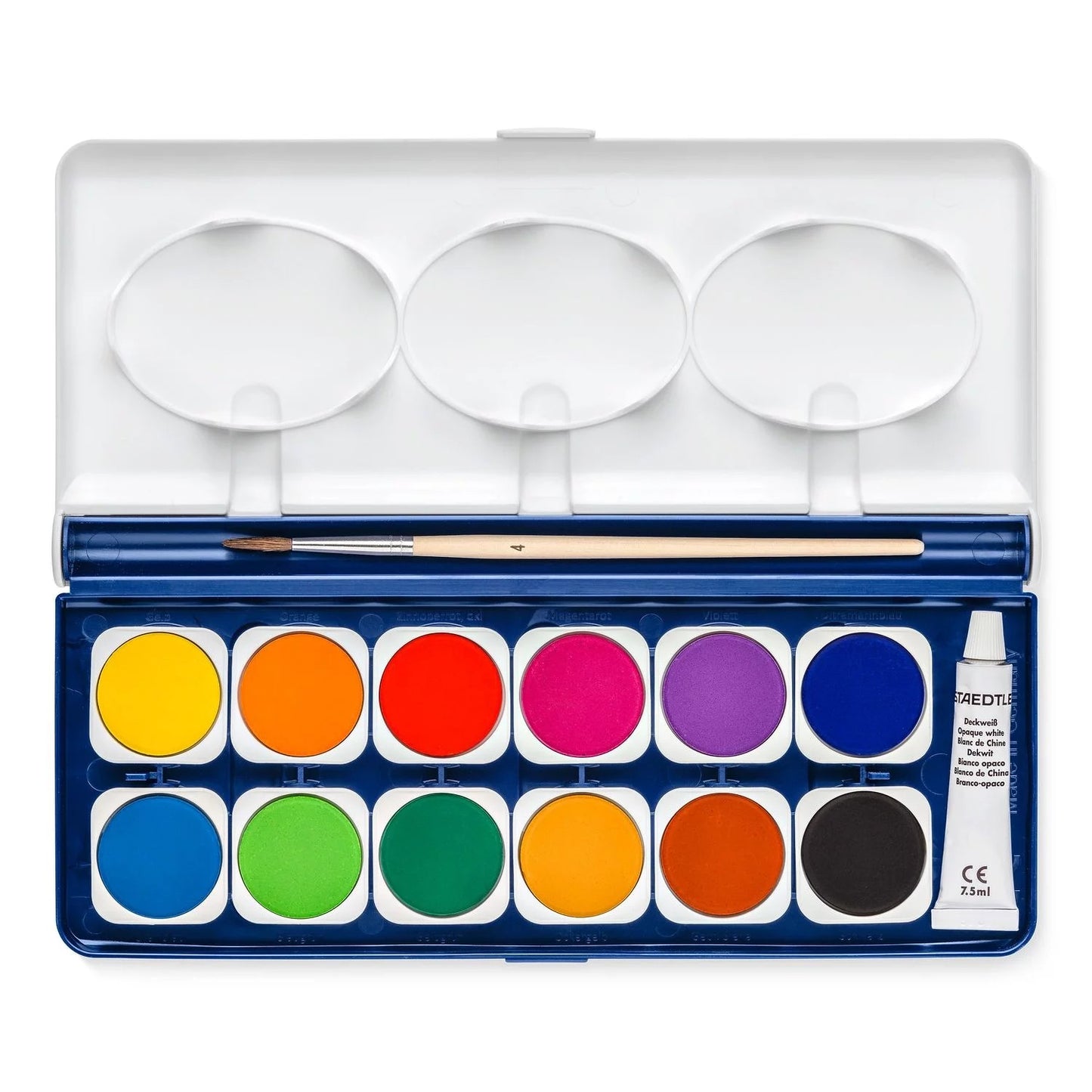 ESTOJO AQUARELA STAEDTLER NORIS 12 PASTILHAS + TB + PINCEL